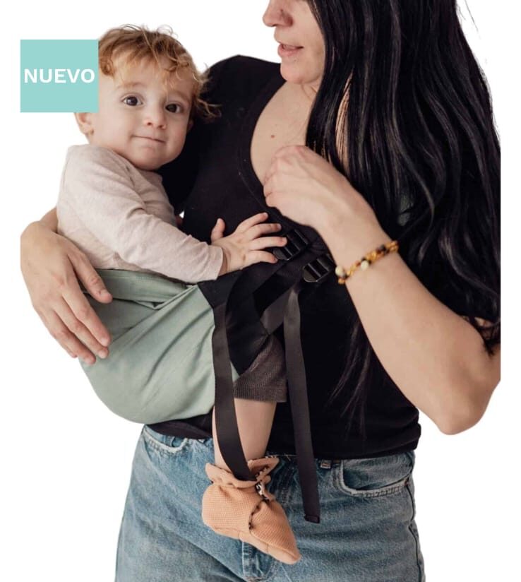 Bandolera porteo toddler menta